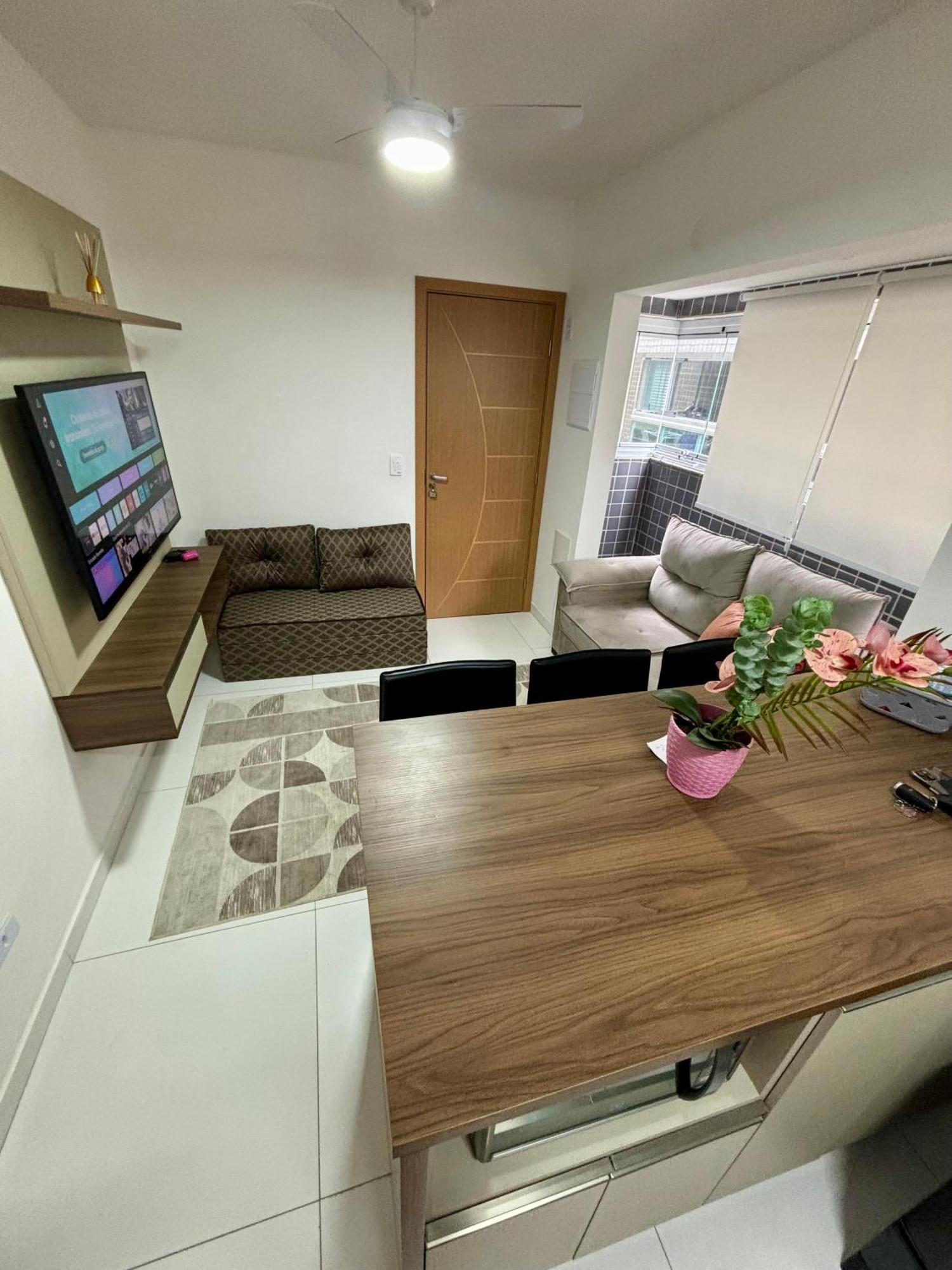 Novo Apto Canto Do Forte, Rua Praia Vista Montanha, Com Wi Fi, Homebeach10, 01 Vaga De Garagem, Melhores Restaurantes Ao Lado Прая Гранде Екстериор снимка